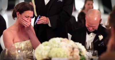 Grandfather Surprises Bride With Emotional Toast Over The Phone 