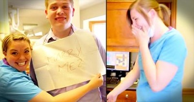 He Turned A Toothache Into A Beautiful Proposal. AWWW! 