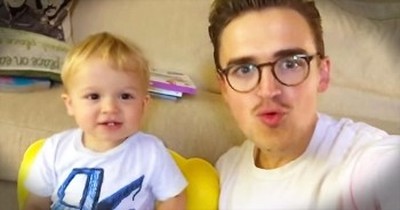 Father-Baby Duet To This Popular Song Will Give You The BIGGEST Smile! 