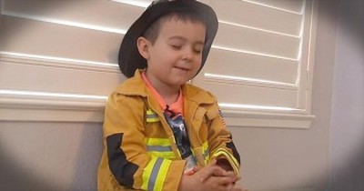 4-Year-Old’s Prayer For Firefighters Has Captured The World’s Heart 