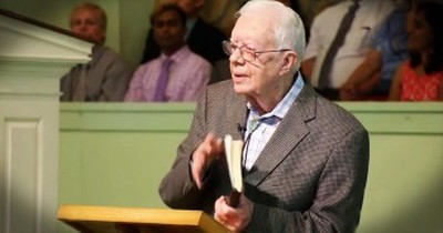 President Jimmy Carter Won't Let Cancer Stop Him From Teaching Sunday School 