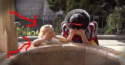 Toddler's Dream Comes True At Disneyland Wishing Well 