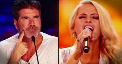 Contestant Sings A Cappella Rendition of ‘Amazing Grace’ And Even Simon Is Impressed 