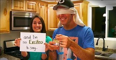 Wife Surprises Husband With Taste-Test Pregnancy Announcement 