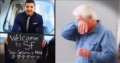 They're Surprising Total Strangers At The Airport And It’s AWESOME! 