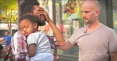 Homeless Single Father Surprised With $1000 