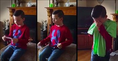 6-Year-Old Has Emotional Reaction To Becoming A Big Brother 