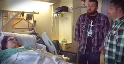 Singing Contractors Sing ‘Old Rugged Cross’ In Hospital 