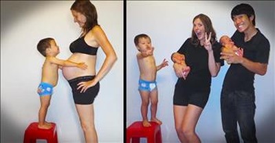 Adorable Pregnancy Time Lapse Of Twins Is Beyond Precious 