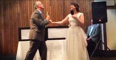 Father-Daughter Wedding Duet Will Have You ROLLING! 