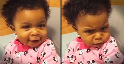 Baby Will Crack You Up With Her ‘Mean’ Face 