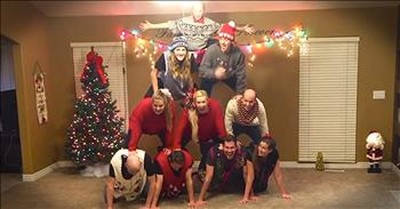 Family Of 8 Wows With Synchronized Christmas Dance! 