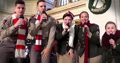Christmas Flash Mob Will Take You WAY Back!