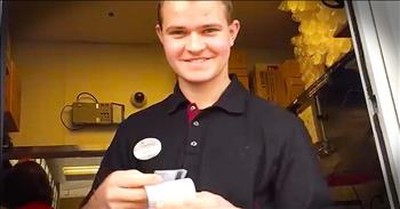 Chick-Fil-A Worker Responds To Why He’s So Happy 
