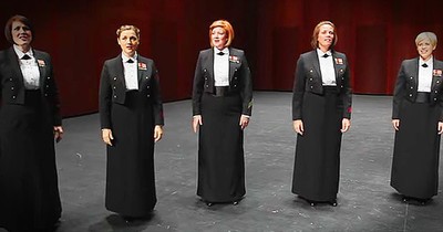 Navy Band Sings A Cappella Rendition Of Classic Folk Song