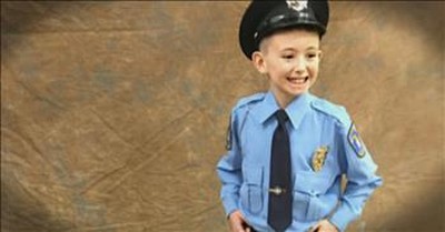 11-Year-Old Hosts 'Thank You' Party For Police Officers 