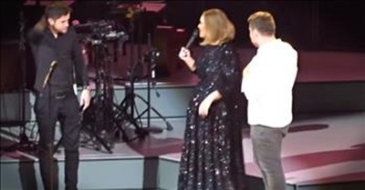 Singer Adele Brings 2 Talented Fans On Stage For 1 Epic Performance 