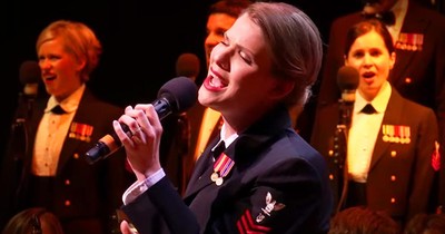 The United States Navy Band Performs Uplifting Rendition Of 'Fight Song'