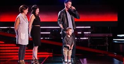 The Voice Contestant Brings Son On Stage And Tells Heartwarming Story 