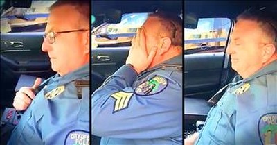 Police Officer Gets Incredible Send Off After 28 Years Of Service 