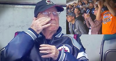 Elderly Man Receives Tear-Filled Welcome Back