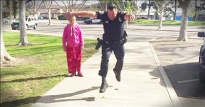 Police Officer's Hopscotch Act Of Kindness Will Make You Smile 