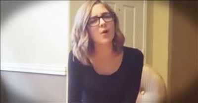 13-Year-Old Sings Stunning Natalie Grant Hit At Table - WOW! 