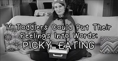Moms Imagine What Their Picky Eaters Are REALLY Trying To Say. LOL! 