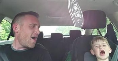 Father-Son Car Duet To 'Me And My Shadow' Will Make Your Day 