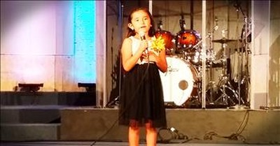 7-Year-Old Sings 'Wind Beneath My Wings' And It's Touching! 