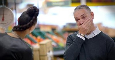 Father's Get Tear-Filled Surprise In The Middle Of Grocery Store 