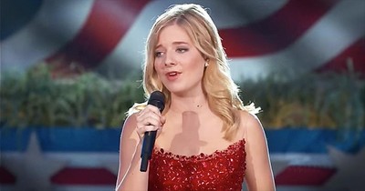 'God Bless America' - Chilling Jackie Evancho Performance