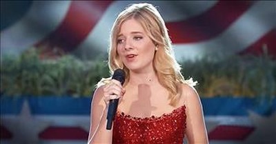 'God Bless America' - Chilling Jackie Evancho Performance 