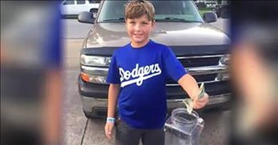 10-Year-Old Gives Away Life Savings In Amazing Act Of Kindness 