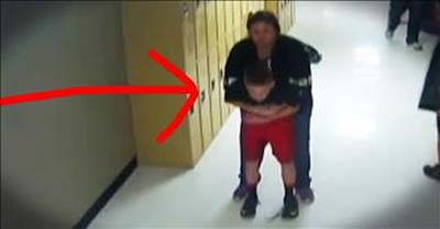 Teacher Miraculously Saves Student From Choking In Hallway 