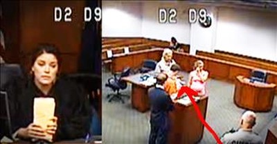 Judge Lets A Prisioner Meet His Baby For The First Time 