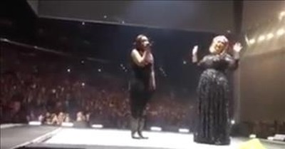 Singer Adele Invites Christian Artist Jamie Grace On Stage To Sing 