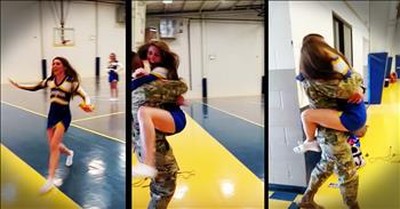 Cheerleader Gets Homecoming Surprise From Hero Big Brother 