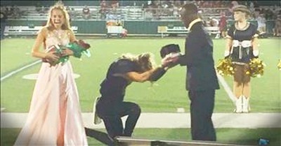 Homecoming King Gives His Crown To Friend Who Has Cerebral Palsy 