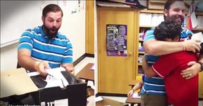 Students Give Caring Teacher The Sweetest Thank You Gift 
