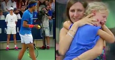 Tennis Player Stops Match For Mother To Reunite With Toddler 