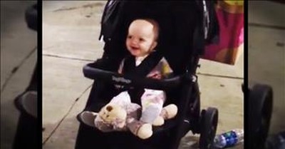 Baby Is Overjoyed To Discover Her Own Echo 