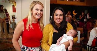 Actress Melissa Joan Hart Showers Military Moms With Love  