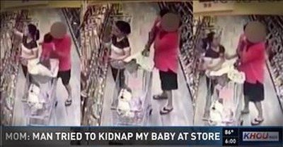 Man Tries To Steal A Baby Out Of A Grocery Cart 