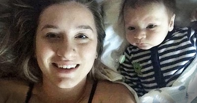 2-Month-Old Baby Says 'Hello'