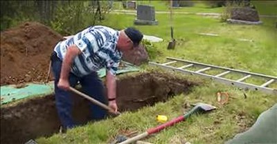 Grave Digger In Small Town Shares His Heartfelt Story 