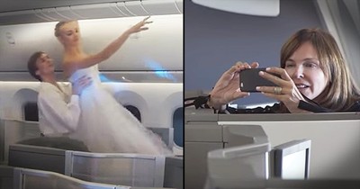 Ballet And Musical Performance Surprises Airplane Passengers