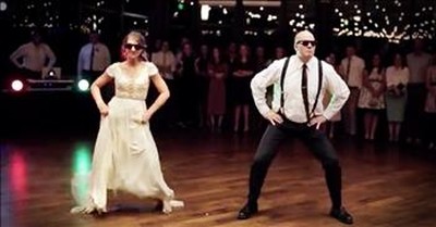 Father And Daughter Surprise Wedding Guests With Dance 