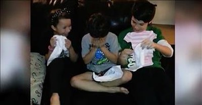 Big Brother Cries During Gender Reveal 