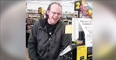 Talented Cashier At Dollar General Sings For Customers 